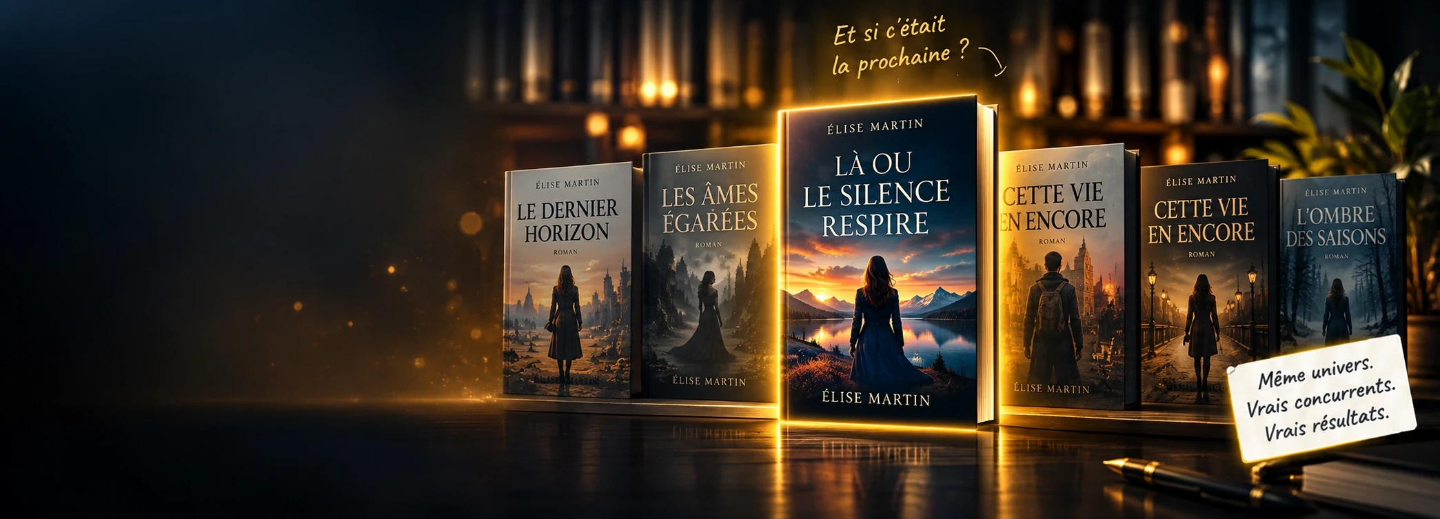 Une couverture mise en lumière parmi ses concurrents réels sur Amazon